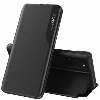 Juodas atverčiamas dėklas Tech-Protect "Flip View Pro" telefonui Samsung Galaxy A32 4G / LTE