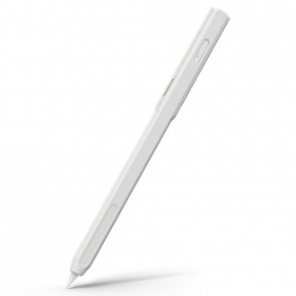 Baltas dėklas "Spigen DA201 Clip Case" skirtas pieštukui Apple Pencil 2