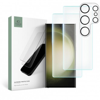 Apsauginių stikliukų rinkinys "Tech-Protect Supreme Set" telefonui Samsung Galaxy S23 Ultra