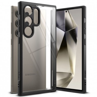 Skaidrus dėklas juodais kraštais "Ringke Fusion Bold" telefonui Samsung Galaxy S24 Ultra