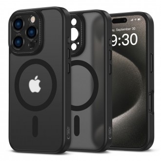Juodas matinis dėklas "Tech-Protect Magcam Magsafe" telefonui Apple iPhone 16 Pro
