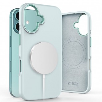Melsvas dėklas "Tech-Protect Silicone Pure Magsafe" telefonui iPhone 16 