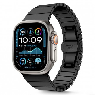 Juoda apyrankė "Tech-Protect LinkBand" laikrodžiui Apple Watch 6 / 7 / 8 / 9 / 10 / SE / ULTRA 1 / 2 (44 / 45 / 46 / 49 MM)