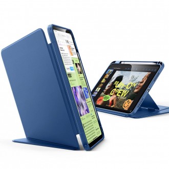 Mėlynas dėklas "ESR Flip Hybrid" planšetei iPad 10.9” 10 / 2022 / 11” 11 / 2025