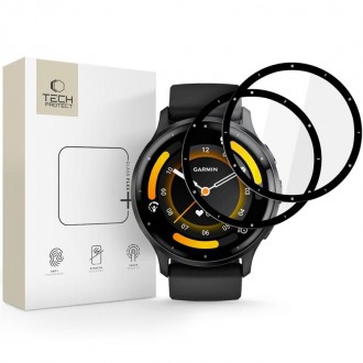 Ekrano apsauga "Tech-Protect Glass Flex+" (2-vnt.) laikrodžiui Garmin Venu 3