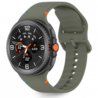 Žalia apyrankė "Tech-Protect Silicone" laikrodžiui Samsung Galaxy Watch 8 / Classic (40 / 44 / 46 MM)
