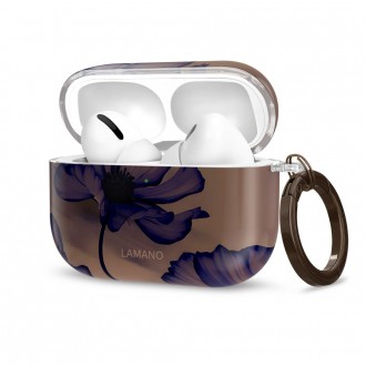 Ausinių dėklas velvetinė naktis "Tech-Protect Lamano" skirtas Apple Airpods Pro 1 / 2