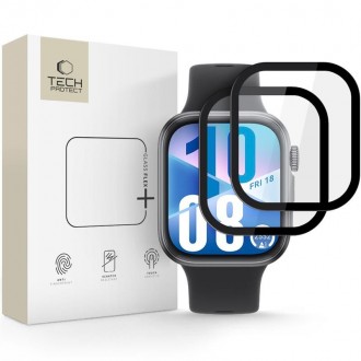 Ekrano apsauga "Tech-Protect Glass Flex+" (2-vnt.) laikrodžiui Huawei Watch FIT 3