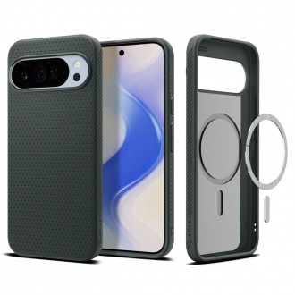 Žalias dėklas Spigen Liquid AIR MAG MAGSAFE telefonui GOOGLE PIXEL 10 PRO XL