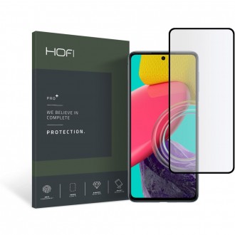 Apsauginis grūdintas stiklas juodais kraštais Hofi "Glass Pro+" telefonui Samsung Galaxy M53 5G
