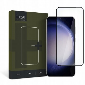 Apsauginis grūdintas stiklas juodais krašteliais Hofi "Glass Pro+" telefonui Samsung Galaxy S23 Plus