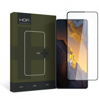 Apsauginis grūdintas stiklas juodais krašteliais Hofi Glass Pro+ telefonui Xiaomi Poco F5
