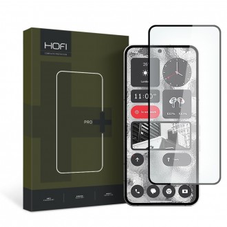 Apsauginis grūdintas stiklas juodais krašteliais Hofi Glass Pro+ telefonui Nothing Phone 2