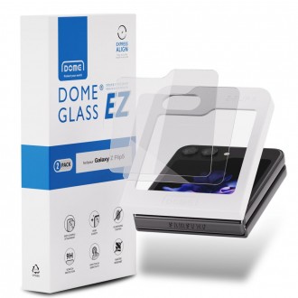 Auksčiausios kokybės apsauginis stiklas "WHITESTONE EZ GLASS" telefonui Samsung Galaxy Z Flip 5 ( X 2 vnt)