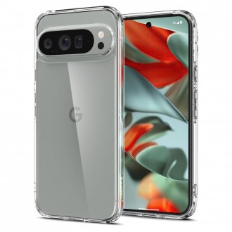 Itin tvirtas skaidrus dėklas "Spigen Ultra Hybrid" telefonui Google Pixel 9 Pro XL