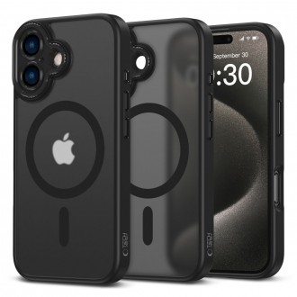 Juodas matinis dėklas "Tech-Protect Magcam Magsafe" telefonui Apple iPhone 16 