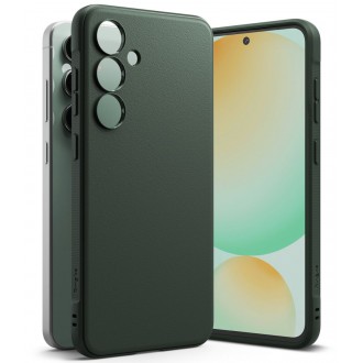 Tamsiai žalias dėklas "Ringke Onyx" telefonui Samsung Galaxy S24 FE