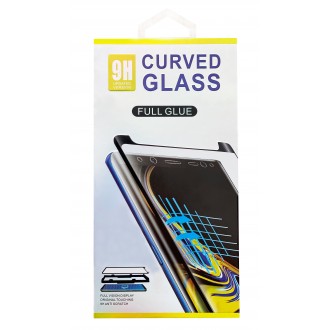 LCD apsauginis stikliukas juodais krašteliais "9D Curved Full Glue" telefonui Samsung Galaxy S23 Ultra 5G 