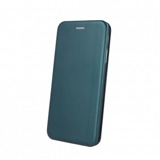 Tamsiai žalias atverčiamas dėklas ''Book Elegance'' telefonui Samsung S21 5G