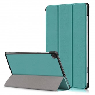 Žalias atverčiamas dėklas "Smart Leather" planšetei Samsung P610 / P615 Tab S6 Lite 10.4 