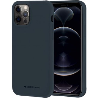 Tamsiai mėlynas silikoninis dėklas "Mercury Soft Jelly" telefonui Samsung Galaxy A54 5G
