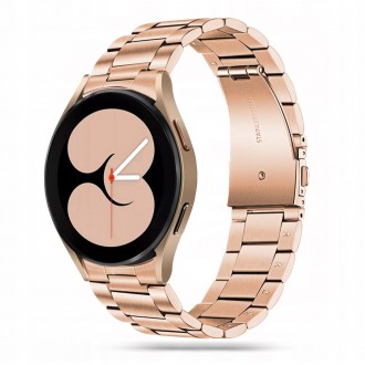 Aukso spalvos apyrankė "Tech-Protect Stainless" laikrodžiui Samsung Watch 4 / 5 / 5 PRO / 6 / 7 / FE