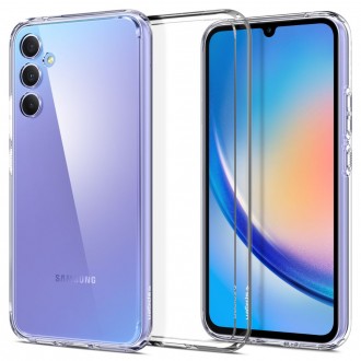 Skystųjų kristalų skaidrumo dėklas "Spigen Ultra Hybrid" telefonui Samsung Galaxy A34 5G