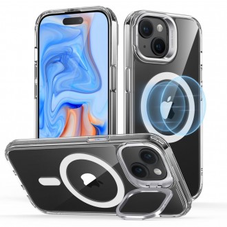 Skaidrus dėklas/stovas "Esr Classic Kickstand Halolock Magsafe" telefonui iPhone 15
