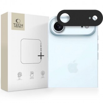 Juoda kameros apsauga "Tech-Protect Camalloy Fit+" telefonui Apple iPhone 17 Air 