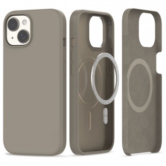 Akmens spalvos dėklas "Tech-Protect Silicone Magsafe" telefonui iPhone 15 
