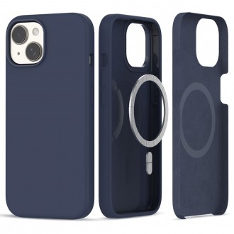 Mėlynas dėklas "Tech-Protect Silicone Magsafe" telefonui iPhone 15 