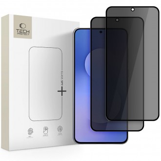Privatumą suteikiantis apsauginis stikliukas "Tech-Protect Glass Spy+ Privacy" (2 vnt.) telefonui Samsung Galaxy S25 FE