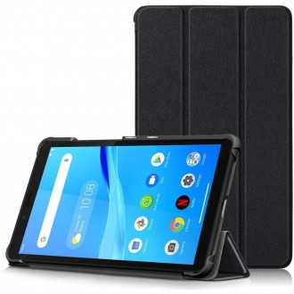 Juodas atverčiamas dėklas "TECH-PROTECT SMARTCASE" Lenovo Tab M7 7.0 / 2ND / 3RD GEN TB-7305