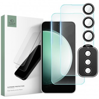 Apsauginių stikliukų rinkinys "Tech-Protect Supreme Set" telefonui Samsung Galaxy S23 FE