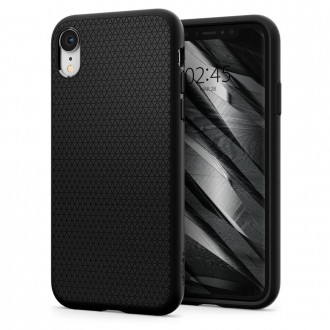 Juodas dėklas Apple Iphone XR telefonui "Spigen Liquid Air"