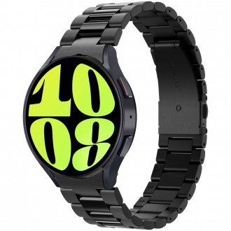 Juodos spalvos apyrankė "Spigen Modern Fit Band" laikrodžiui Samsung Galaxy Watch 6 (44 MM)