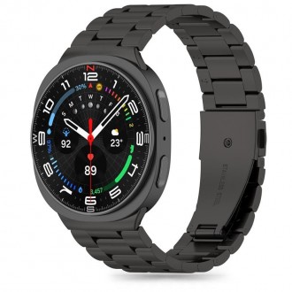 Juodos spalvos apyrankė "Tech-Protect Stainless" laikrodžiui Samsung Galaxy Watch 8 / Classic (40 / 44 / 46 MM)