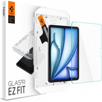 Apsauginis grūdintas stiklas SPIGEN GLAS.TR ”EZ FIT” planšetei APPLE IPAD AIR 11” 6 / 7 / 8 / 2024-2026