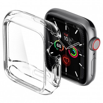 Skaidrus dėklas Spigen "Thin Fit" laikrodžiui Apple Watch 4 / 5 / 6 / SE (40MM) 