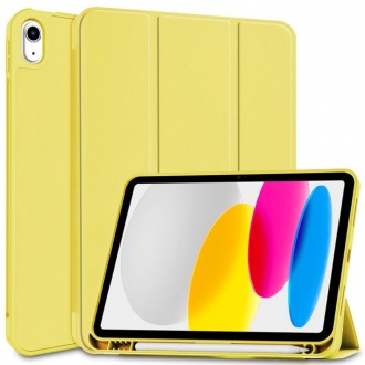 Geltonas atverčiamas dėklas "Tech-Protect SC Pen" skirtas iPad 10.9 2022
