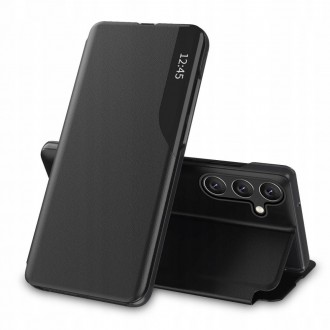 Juodas atverčiamas dėklas Tech-Protect "Smart View" telefonui Samsung Galaxy A34 5G
