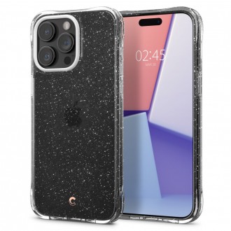 Skaidrus dėklas su blizgučiais "Spigen Cyrill Cecile Gliter" telefonui iPhone 15 Pro