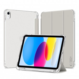 Pilkas atverčiamas dėklas "Tech-Protect SC Pen Hybrid" planšetei iPad 10.9” 10 / 2022 / 11” 11 / 2025