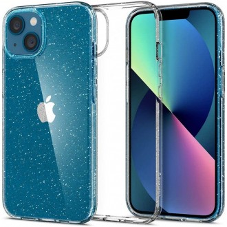 Skaidrus dėklas su blizgučiais "Spigen Liquid Crystal Glitter" telefonui iPhone 13
