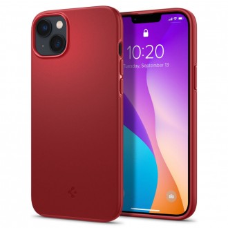 Raudonas dėklas "Spigen Thin Fit" telefonui iPhone 14