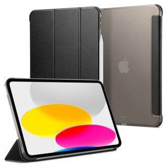 Juodas atverčiamas dėklas "Spigen Smart Fold" skirtas Apple iPad 10.9 10 / 2022