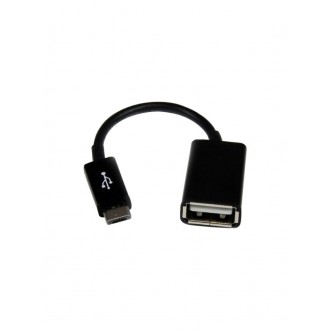 Adapteris iš "microUSB" į USB (OTG) juodas