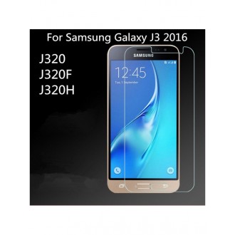 Apsauginis grūdintas stiklas Samsung Galaxy J3 2016 telefonui "AdP