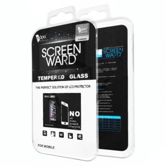 Apsauginis grūdintas stiklas ''Adpo'' telefonui Samsung S10 Plus lenktas, juodais krašteliais