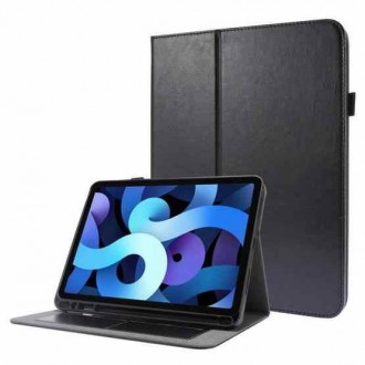 Juodas atverčiamas dėklas "Folding Leather" planšetei Samsung Galaxy Tab A9 8.7 X110 / X115 